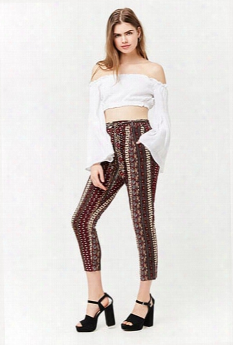 Ornate High-waist Pants