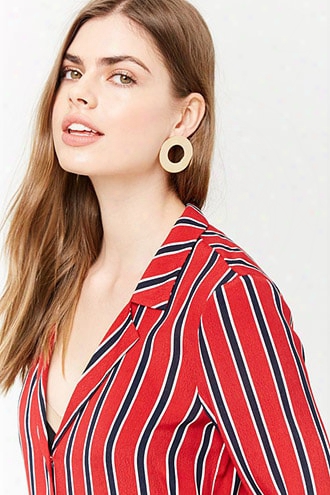 Round Cutout Geo Earrings