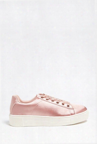 Satin Low-top Sneakers