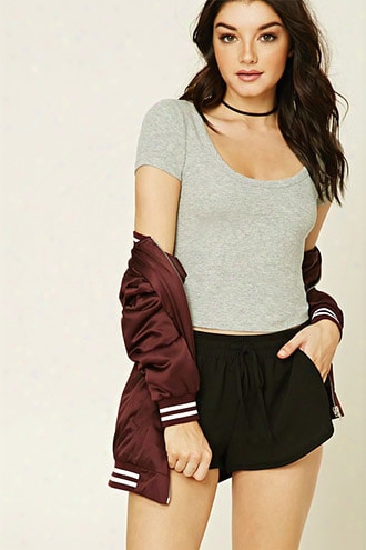 Scoop Neck Crop Top