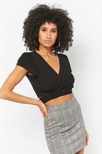 Self-tie Crop Top