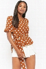 High-Low Polka Dot Top