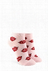 Lip Print Ankle Socks