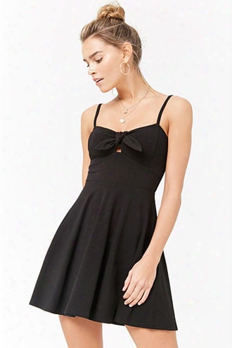 Tie-fron Cami Skater Dress