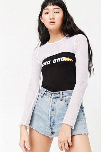 Too Bad Graphic Tube Top