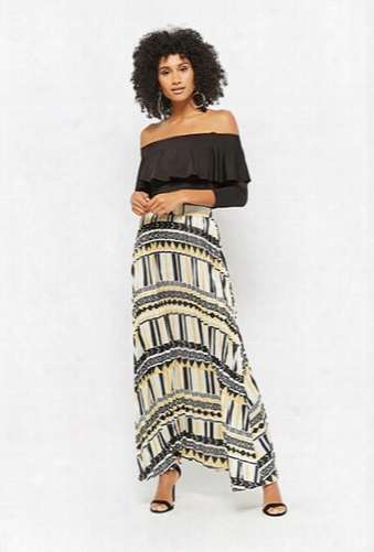 Accordion-pleated Maxi Skirt