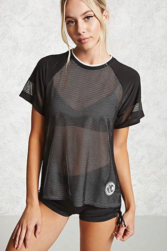 Active Net Panel Raglan Tee