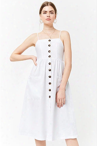 Button-front Cami Dress