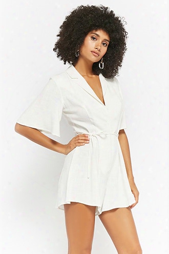 Button-front Romper