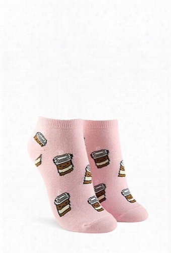 Coffee Cup Ankle Socks