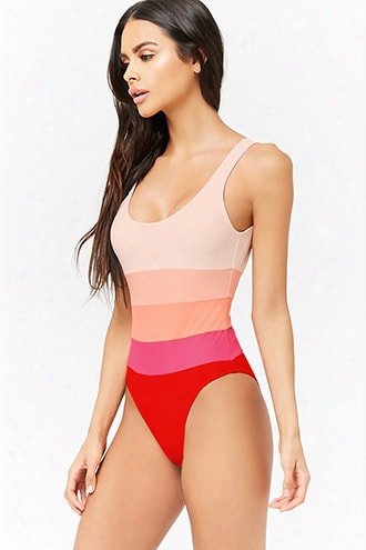 Colorblock One-piece Swimsuit