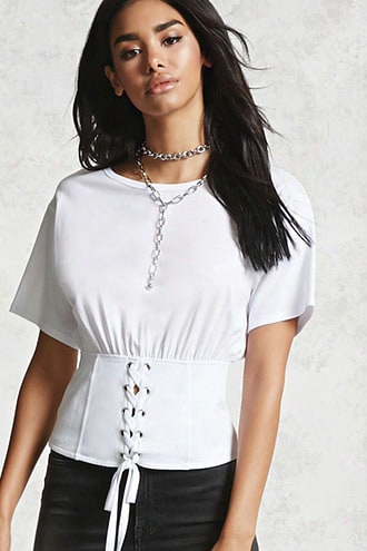 Corset Grommet Tee