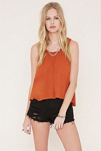 Crinkled Crepe Tank