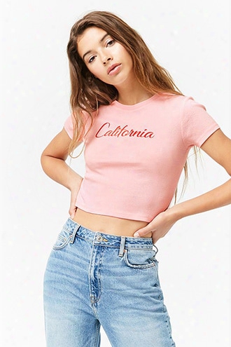 Cropped California Graphic Tee