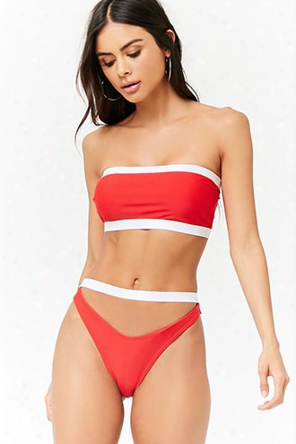 Cutout High-leg Bikini Bottoms