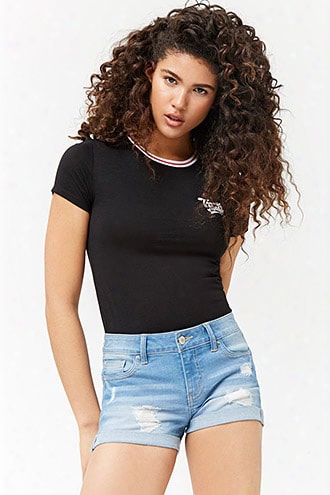 Distressed Denim Push-up Shortts