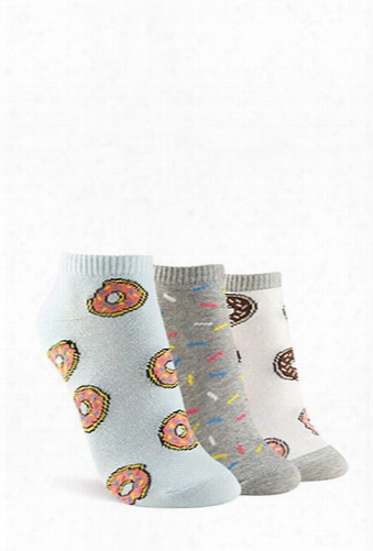 Donut Sprinkles Sock - 3 Pack