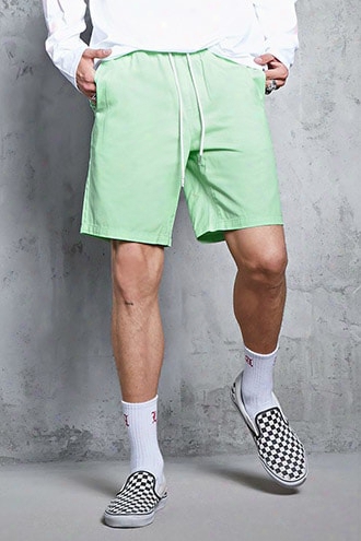 Drawstring Chino Shorts