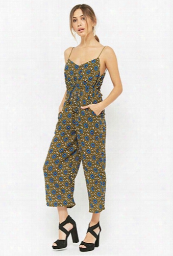 Floral Print Cami Jumpsuit