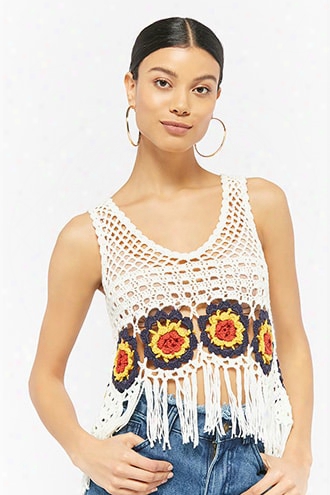 Fringe Crochet Crop Top