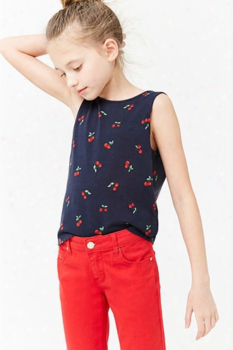 Girls Cherry Print Tank Top (kids)