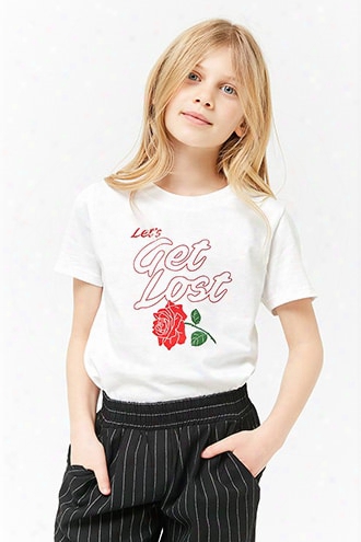 Girls Let's Get Lost Graphic Tee (kids)