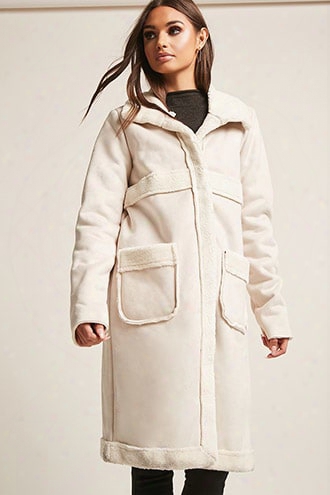 Goldie London Faux Shearling Coat