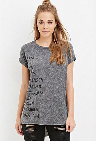 Heathered Cities Graphic Tee