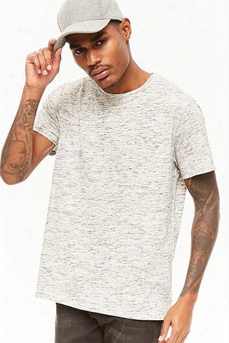 Heathered Knit Pocket Tee