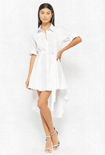 High-low Poplin Dress