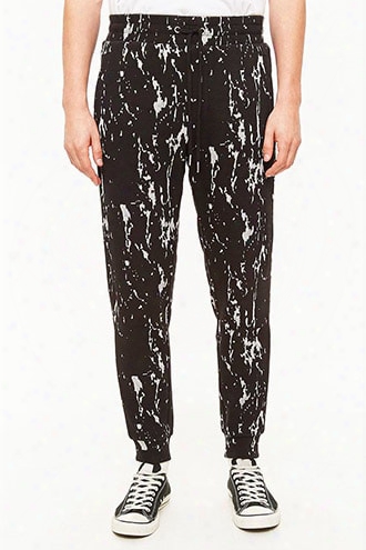 Marble Jacquard Knit Joggers