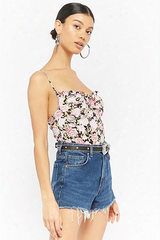 Motel Floral Cami Bodysuit