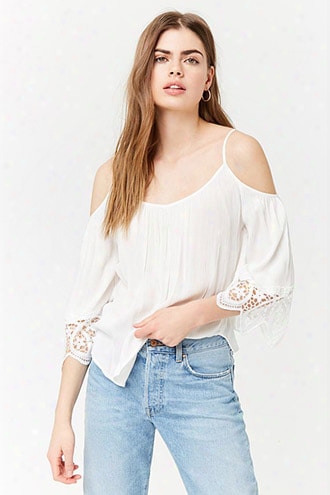 Open-shoulder Blouse