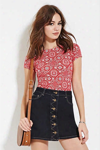 Paisley Print Top