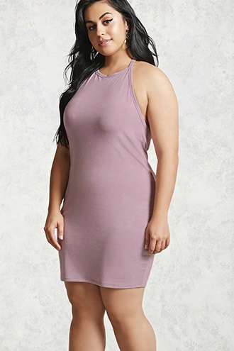 Plus Size Halter Dress