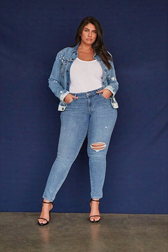 Plus Size Levis 711 Skinny Jeans