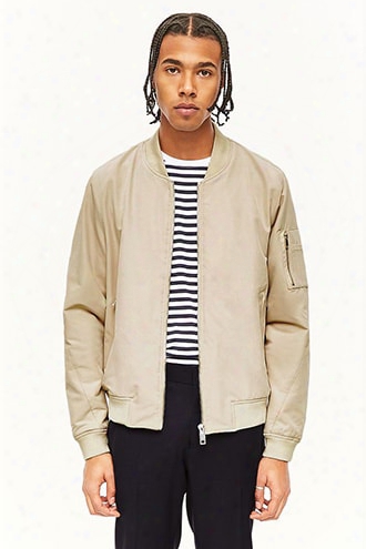 Premium Zip Pocket Bomber Jacket