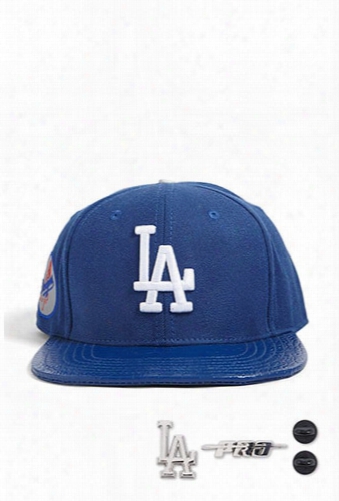 Pro Standard Los Angeles Dodgers Leather-brim Baseball Cap