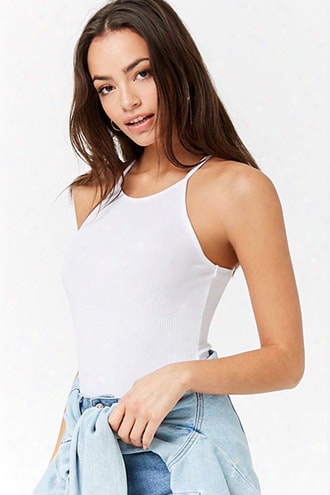 Ribbed Racerback Bodysuit