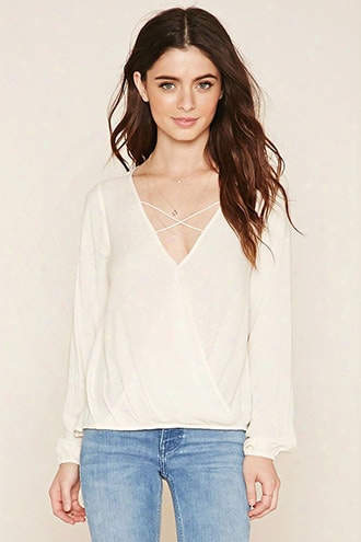 Strappy Surplice Top