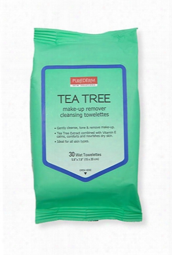 Tea Tree Make-up Towelettes