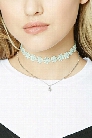 Layered Daisy Choker Necklace