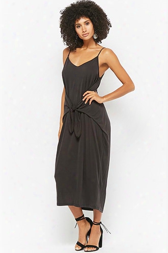 Tie-front Maxi Dress