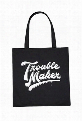 Trouble Maker Graphic Tote Bag