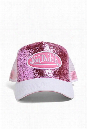 Von Dutch Glitter Trucker Hat