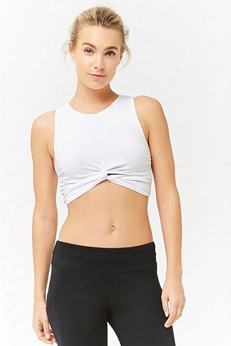 Active Twist-hem Crop Top