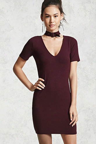 Belted Neck Dress