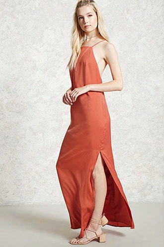 Contemporary Slit Maxi Dress