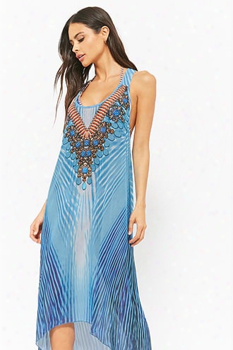 Embellished Swim Cover-up Dress