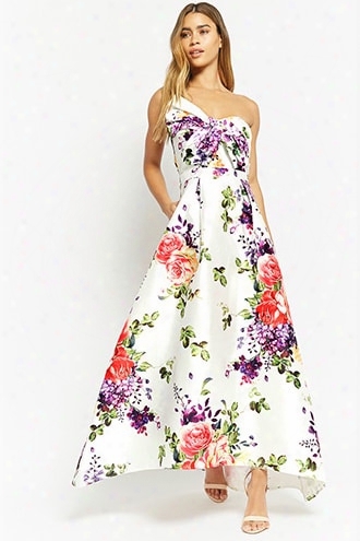 Floral High-low Gown